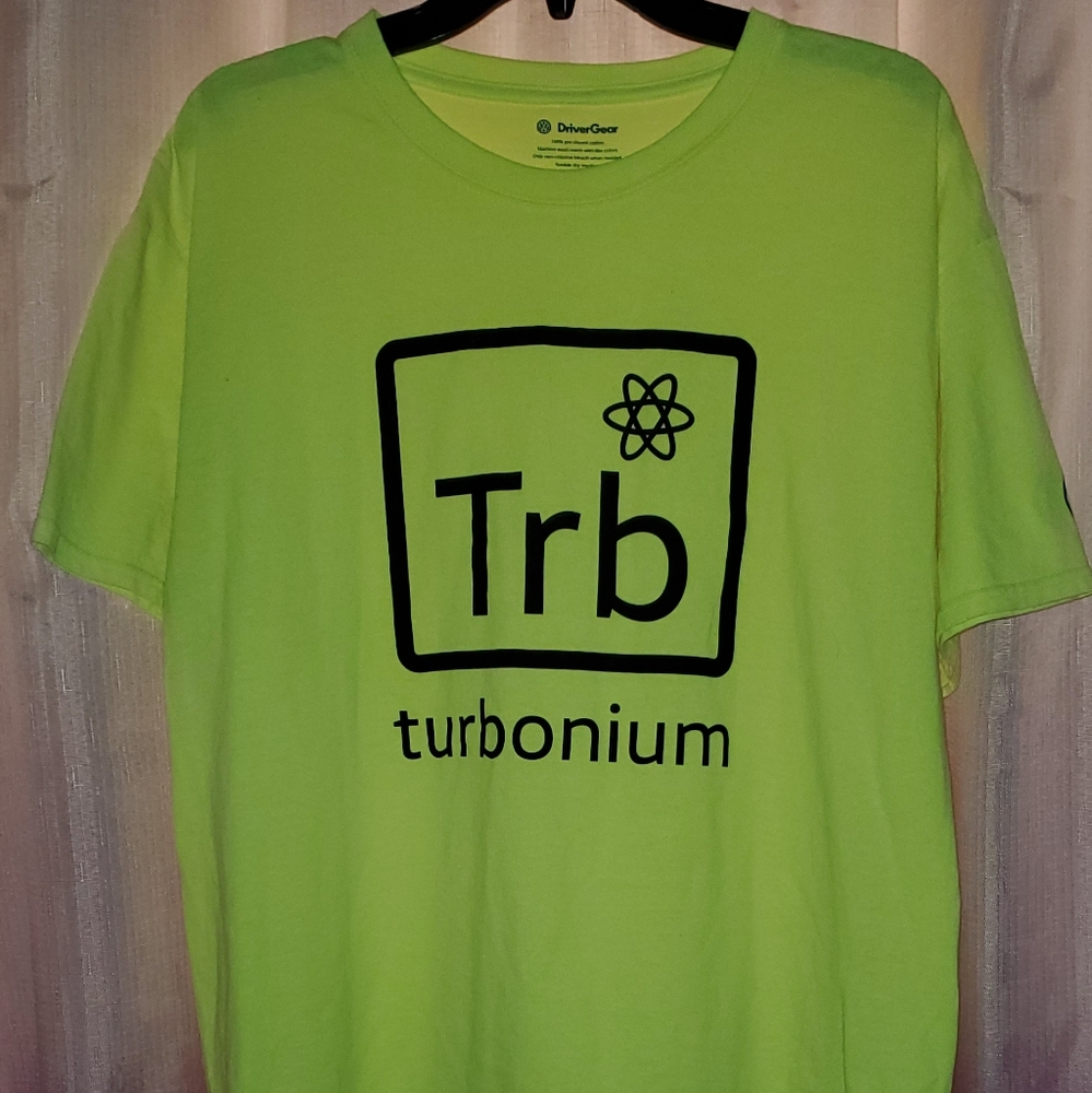 VW Driver Gear "Turbonium" Periodic Table Shirt